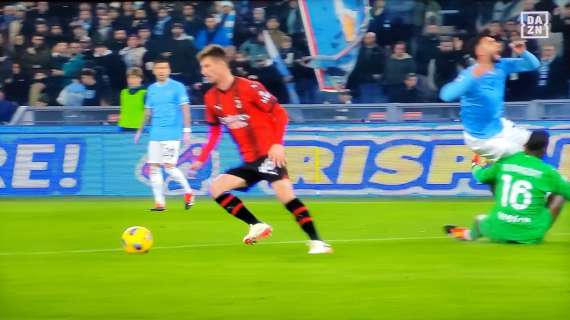 Lazio-Milan, contatto Maignan-Castellanos: le immagini dell’episodio