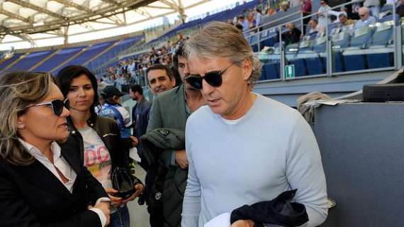 Lazio, Mancini assiste allo show di Immobile: il ct in tribuna all’Olimpico - FOTO