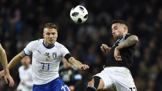 Italia, Immobile suona la carica dopo l'Argentina: "Forza azzurri, mai mollare"