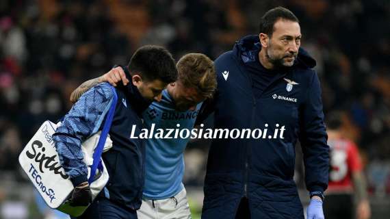 Lazio, Immobile scherza sull’infortunio: “Stavo meglio prima”