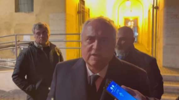 Lazio, Lotito: "Per Fazzini un'offerta congrua. Il ritorno di Immobile? Vi dico..." - VIDEO