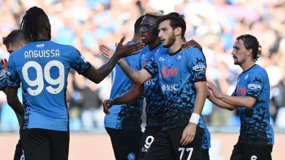 Serie A, Napoli-Sassuolo 4-0: gli azzurri confermano il primato in classifica