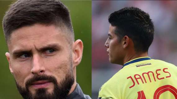 DIRETTA - Calciomercato Lazio, avanzano James Rodriguez e Giroud: le ultime