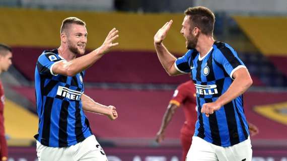 Serie A, Roma - Inter 2 - 2: Lazio a due punti dal matematico quarto posto