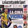 La Gazzetta dello Sport apre con l'1-0 dell'Inter: "Cima vicina, ma che fatica"