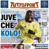 "Juve, che Kolo", l'ironia di Tuttosport in prima pagina. Sull'Inter: "E' vera crisi?"