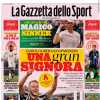 Lautaro e Thuram in ritardo: Inter, largo a Taremi. La prima pagina della Gazzetta dello Sport