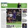 La prima pagina del QS - Quotidiano Sportivo: "Calhanoglu idolo e capitano. Tutta la Turchia sarà con lui"