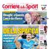 La prima pagina del Corriere dello Sport: "Thuram si prende l'Inter: Lautaro in panchina"