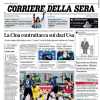 L'Inter riacciuffa il Milan, il Napoli non scappa. La prima pagina del Corriere della Sera