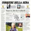 Il Corriere della Sera titola in taglio alto: "Milan ok, Inter ko: insieme in testa"
