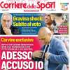"Scatto Lazio: Gudmundsson". La prima pagina dell'edizione odierna del Corriere dello Sport