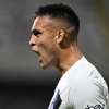 Lecce-Inter 0-1: botta al volo di Dimarco, palla forte ma centrale