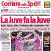 L'apertura del Corriere dello Sport: "La Juve fa la Juve, Max è dietro l'Inter"