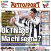 L'apertura di Tuttosport che si interroga sulla Juve: "Ok Thiago, ma chi segna?"