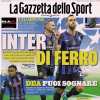 Inter di ferro, super difesa. Ottavi più vicini, domenica il Napoli: la prima pagina della Gazzetta