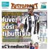 Juve, così ti butti via. Altro pari in rimonta. Frattesi lancia l'Inter: la prima pagina di Tuttosport