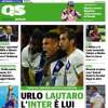La prima pagina del QS - Quotidiano Sportivo: "Urlo Lautaro, l'Inter è lui"