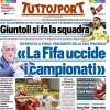 L’Inter torna dalle vacanze 5-0 a Frosinone: la prima pagina di Tuttosport 