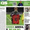 La prima pagina del QS - Quotidiano Sportivo: "Inzaghi cambia tutta l'Inter, col Benfica c'è Sanchez"