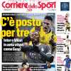 "C'è posto per tre": la prima pagina del Corriere dello Sport dopo la Champions