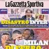La Gazzetta apre in prima pagina: "Milan di ferro, disastro Inter"