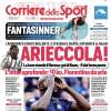 L'apertura del Corriere dello Sport: "L'Inter sprofonda: 10 ko. Fiorentina da urlo"