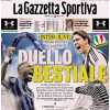 "Inter-Juve, primo round scudetto. Un duello bestiale": la prima pagina de La Gazzetta dello Sport