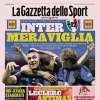 Inter meraviglia, passo decisivo verso lo Scudetto: la prima pagina di Gazzetta dello Sport