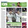 "Uno scudetto al fotofinish. L'Inter risponde presente. Ora si può fare", la prima pagina del Quotidiano Sportivo