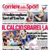 La prima pagina del Corriere dello Sport: "Il calcio sBarella: si gioca troppo"