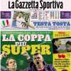 "La sfida dei trofei. Inzaghi con Taremi, Conceicao ancora senza Leao": la prima pagina de La Gazzetta dello Sport