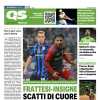 "Frattesi-Insigne, scatti di cuore": la prima pagina del QS sul calciomercato