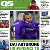 La prima pagina del QS: "Stasera l'Inter: Jovic ko, tocca ancora a Cabral"
