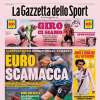 La Gazzetta dello Sport titola: "Euro Scamacca, Roma che botta. Festa Fiorentina"