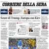 "Il pari tra Napoli e Inter lascia aperto il campionato": la prima pagina del Corriere della Sera