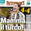 "Mamma il turco. Una doppietta da fuoriclasse premia Motta": la prima pagina di TuttoSport