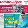 Buongiorno ha scelto, andrà al Napoli: la prima pagina del Corriere dello Sport