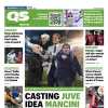 "Atalanta-Inter lo scudetto è... sulle punte": la prima pagina del QS