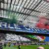 Inter, anche la Curva Nord partecipa alla festa: coreografia tricolore a San Siro