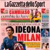 "Inter, problemi di rosa e stanchezza. Ideona Milan dal mercato": La Gazzetta dello Sport in prima pagina