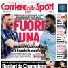 Inter e Lazio uniche a lottare sui 3 fronti, fuori una in Coppa Italia: la prima pagina del Corriere dello Sport