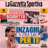 "Fino al 2028 con Inzaghi, oggi è già sul podio dei più longevi": la prima pagina de La Gazzetta dello Sport