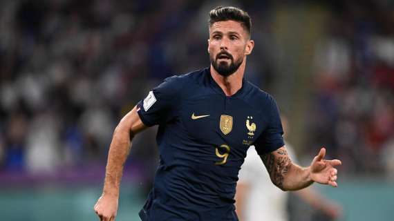 Giroud esulta dopo il gol contro la Polonia: "Mi ricorda quello segnato contro l'Inter"