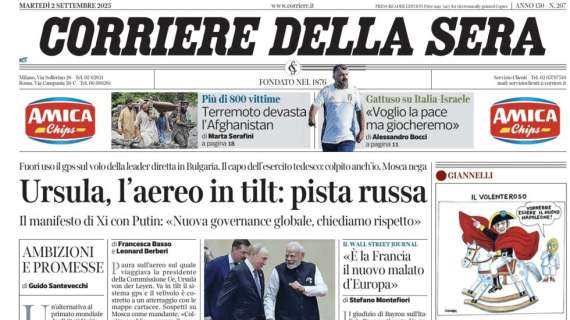 Il mercato finisce con Akanji: "L’incompiuta nerazzurra". L'apertura del Corriere della Sera