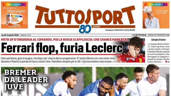 Rottura totale tra Lookman e l'Atalanta: l'Inter aspetta. Tuttosport in prima pagina