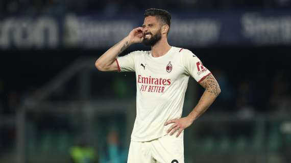 Milan, Giroud: "Una squadra unita, un popolo rossonero. Possiamo farlo, insieme"