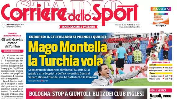 Carboni da De Zerbi: il Corriere dello Sport sull'asse di mercato Inter-Marsiglia