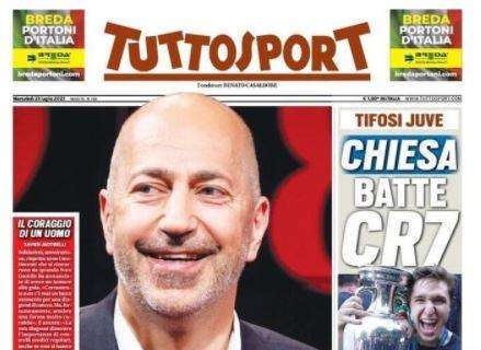 L'apertura di Tuttosport: "Forza Ivan, il coraggio di un uomo"