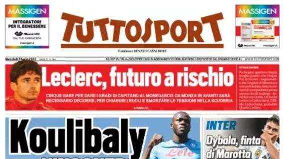 Tuttosport in apertura: "Dybala, finta di Marotta. Monza su Dzeko"